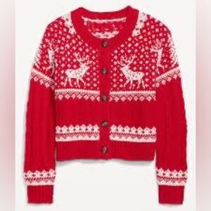 Old Navy Fair Isle Cardigan Sweater